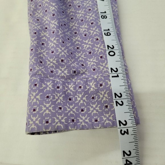 Eddie Bauer Shirt Womens PL Wrinkle‎ Free Shaped Fit Long Sleeve Button Up - Picture 10 of 11